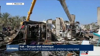 Irak : Au moins 47 morts et 72 blessés dans un attentat au camion piégé