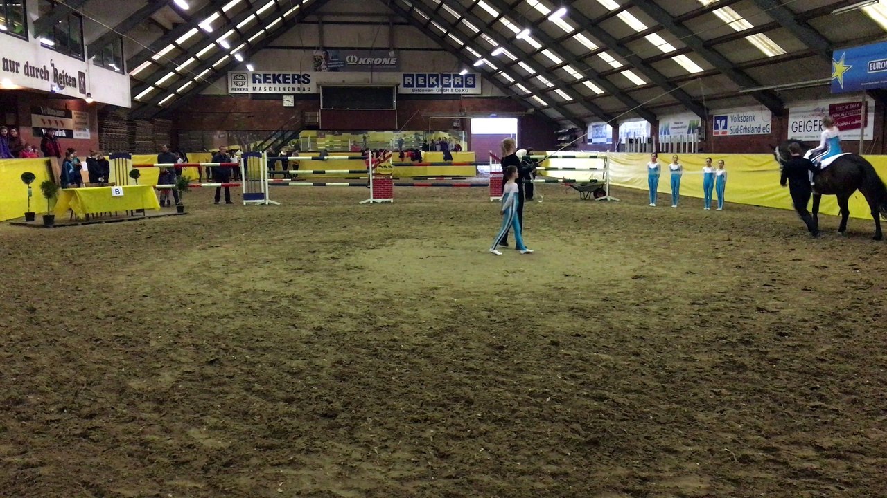 Volti E- Team Lingen in Spelle, mit einem Teil der Pflicht