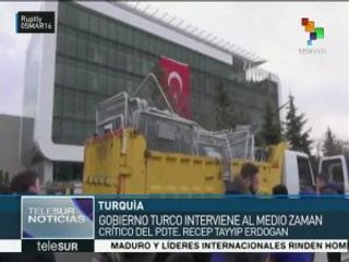 Turquía: autoridades intervienen medio crítico al gobierno