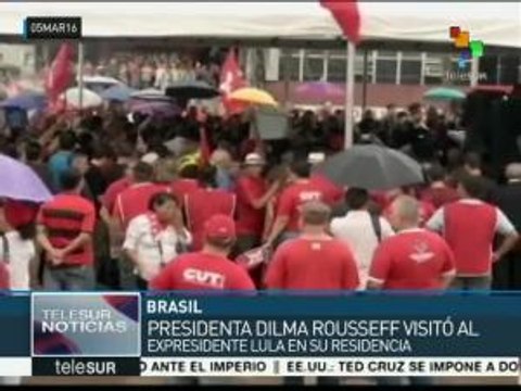 Brasil: Dilma Rousseff se reúne en Sao Paulo con Lula Da Silva
