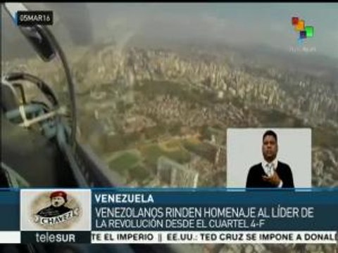 Venezuela: rinden honores a Hugo Chávez, a tres años de su partida