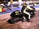 Nitrous drag busa does wheelie