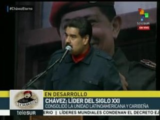 Maduro: La mejor manera de recordar a Chávez es con  presidentes de AL
