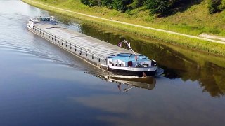 Das Schiff Marieke am Main-Donau-Kanal in Roth 09.06.2014