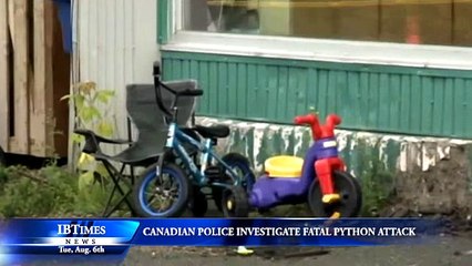 Canadian Police Investigate Fatal Python Attack