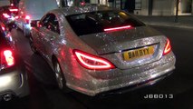 Crazy Mercedes Covered in One Million Swarovski Crystals in London!