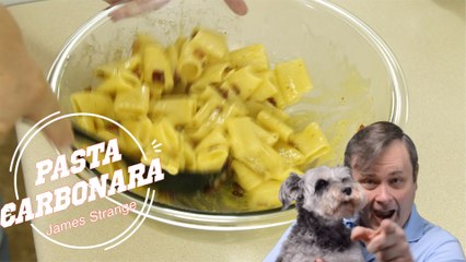 Pasta with Carbonara Sauce Recipe