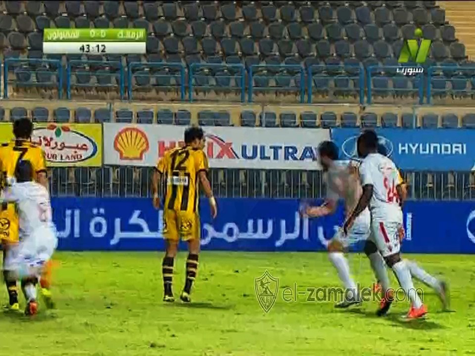 هدف الزمالك الاول | محمد كوفى| الزمالك 1-0 المقاولون| الدورى المصرى الممتاز 2015/2016| الاسبوع الواحد و عشرون