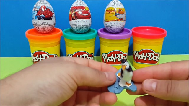 Spider Man Sürpriz yumurta Kinder Egg surprise Surprise Eggs Disney Cars Spider Man