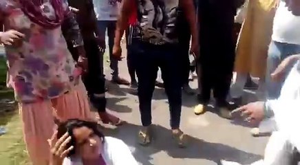 Punjabi Womans beating a Girl