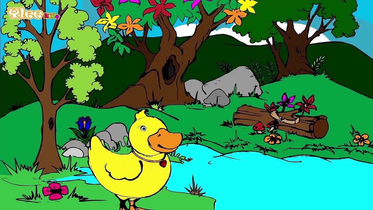 Cinque paperelle Fünf klein Enten Canzone per bambini Yleekids