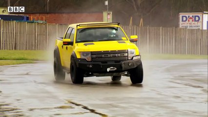 Stig Vs the Hennessey VelociRaptor Behind The Scenes Top Gear BBC