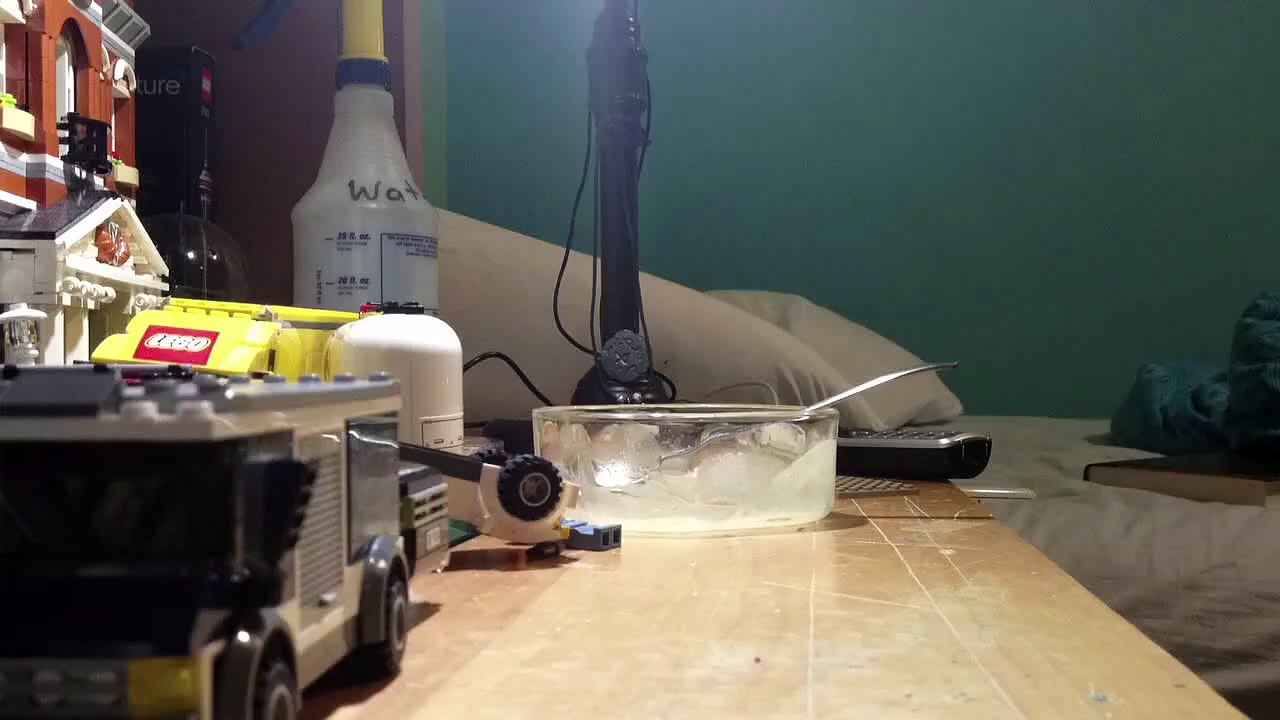 lego car crash test