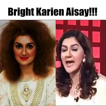 real face of host ayesha sana (bright krien isay)