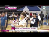 [Y-STAR] Nichkhun of 2PM throws a ball at the badminton court(2PM 닉쿤, 배드민턴 시타 '선수 출신 답네~')