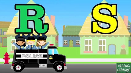 ABC Police Car Song Lullaby / Nursery Rhyme for Kids in 1080 HD