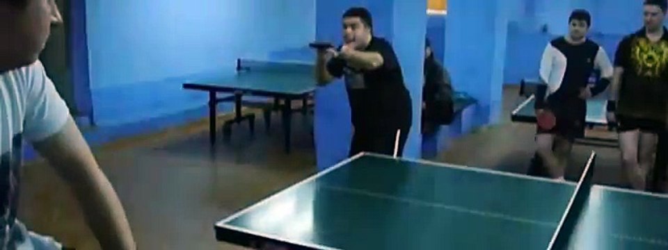Подача 1 (в замедление в 17 раз) (настольный теннис)