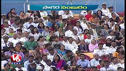 PM Modi, AP CM Chandrababu And Governor Narasimhan Attends For International Fleet Review