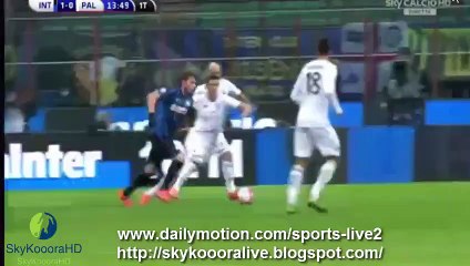 Adem Ljacic scores a super goal for Inter Milan 1-0 Palermo