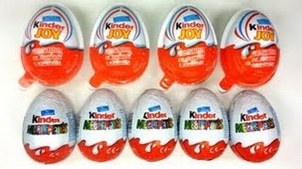 5 Kinder Surprise eggs & 4 Kinder Joy Unboxing