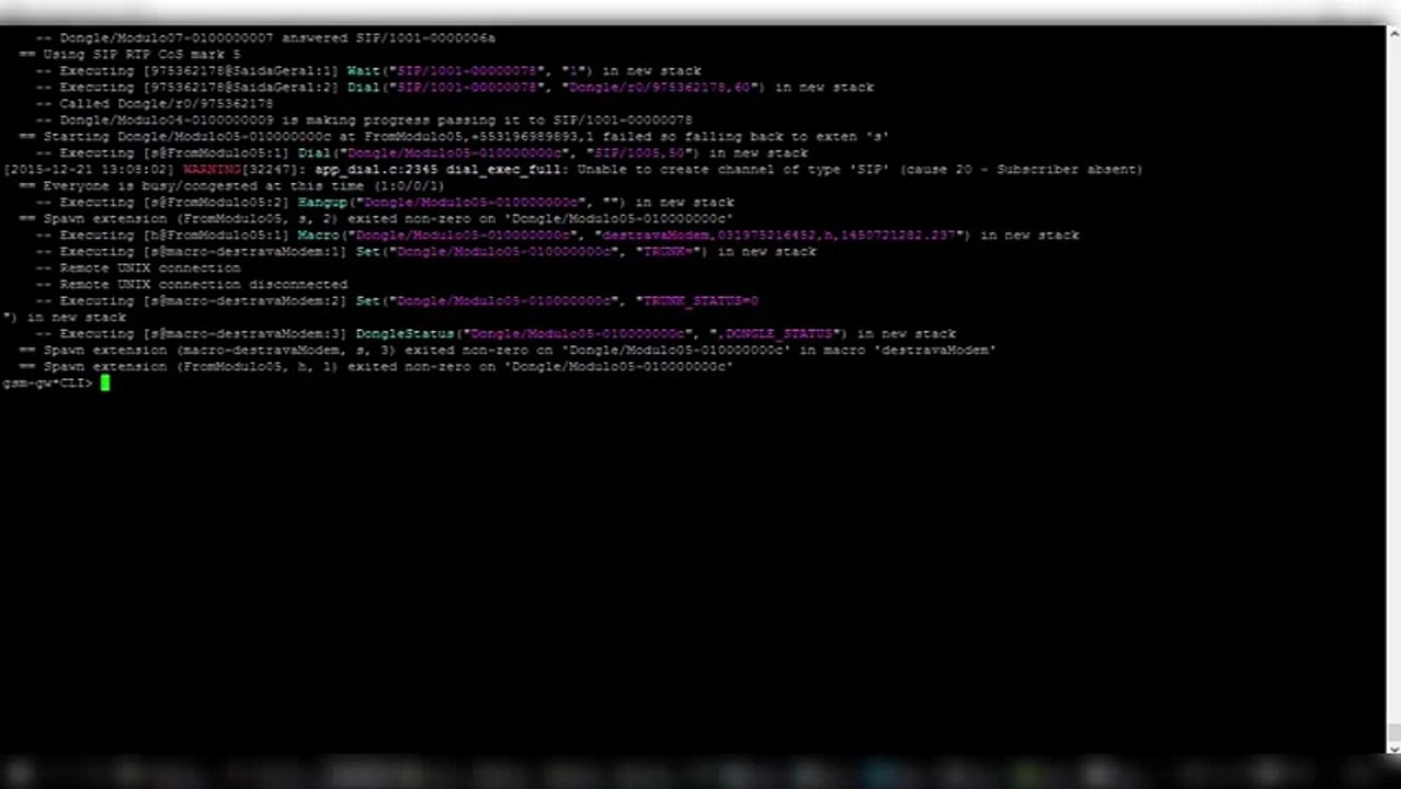 Intro Parcial Script bash monitorar chan dongle em tempo real