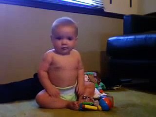 Funny Baby Crawling Attempt