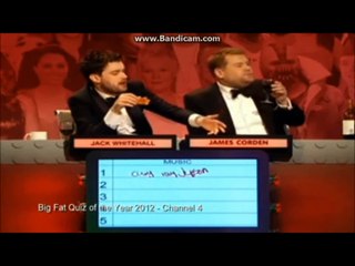 Jack Whitehall Makes a Controversial yet Hilarious Joke on Big Fat Quiz of the Year 2012