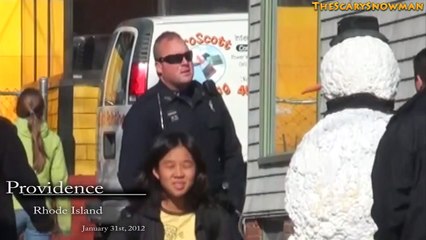 Police shut down Funny Snowman Prank Season 2 Episode 9