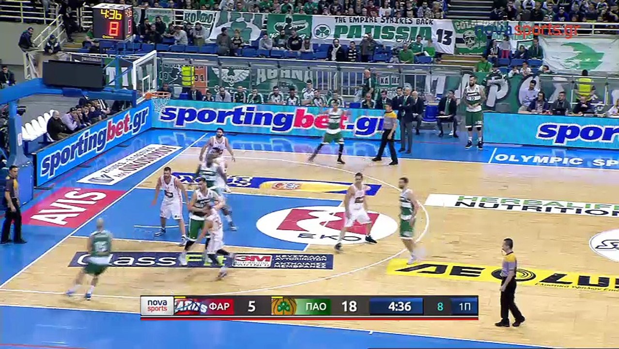 Panathinaikos vs Faros 101-54 HL
