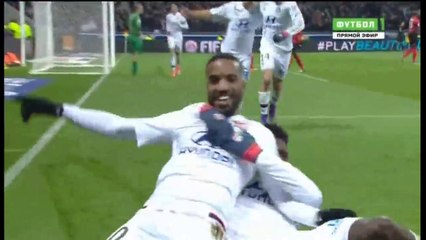 4-1 Alexandre Lacazette Goal - Olymp. Lyon v. Guingamp 06.03.2016 HD