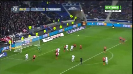 4-1 Alexandre Lacazette Goal - Olymp. Lyon v. Guingamp 06.03.2016 HD