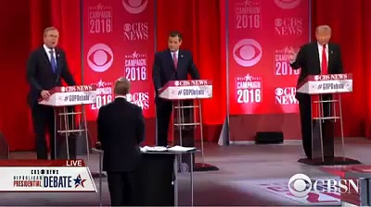 Donald Trump and Jeb Bush Argue About George W. Bush, Iraq, an... (News World)