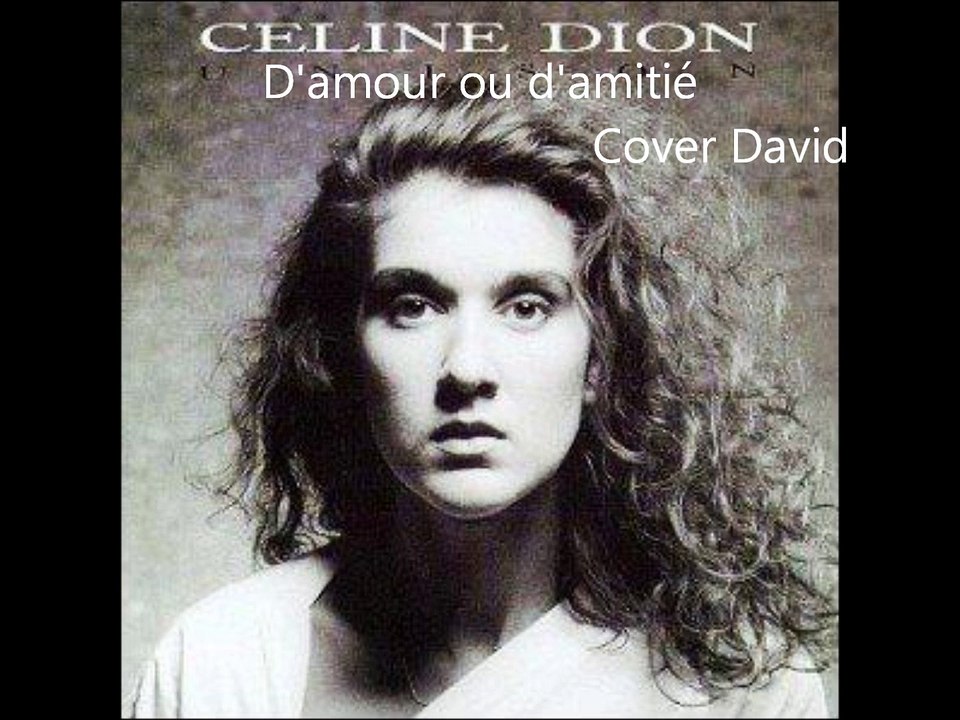 Celine Dion - D'amour ou d'amitié Cover David