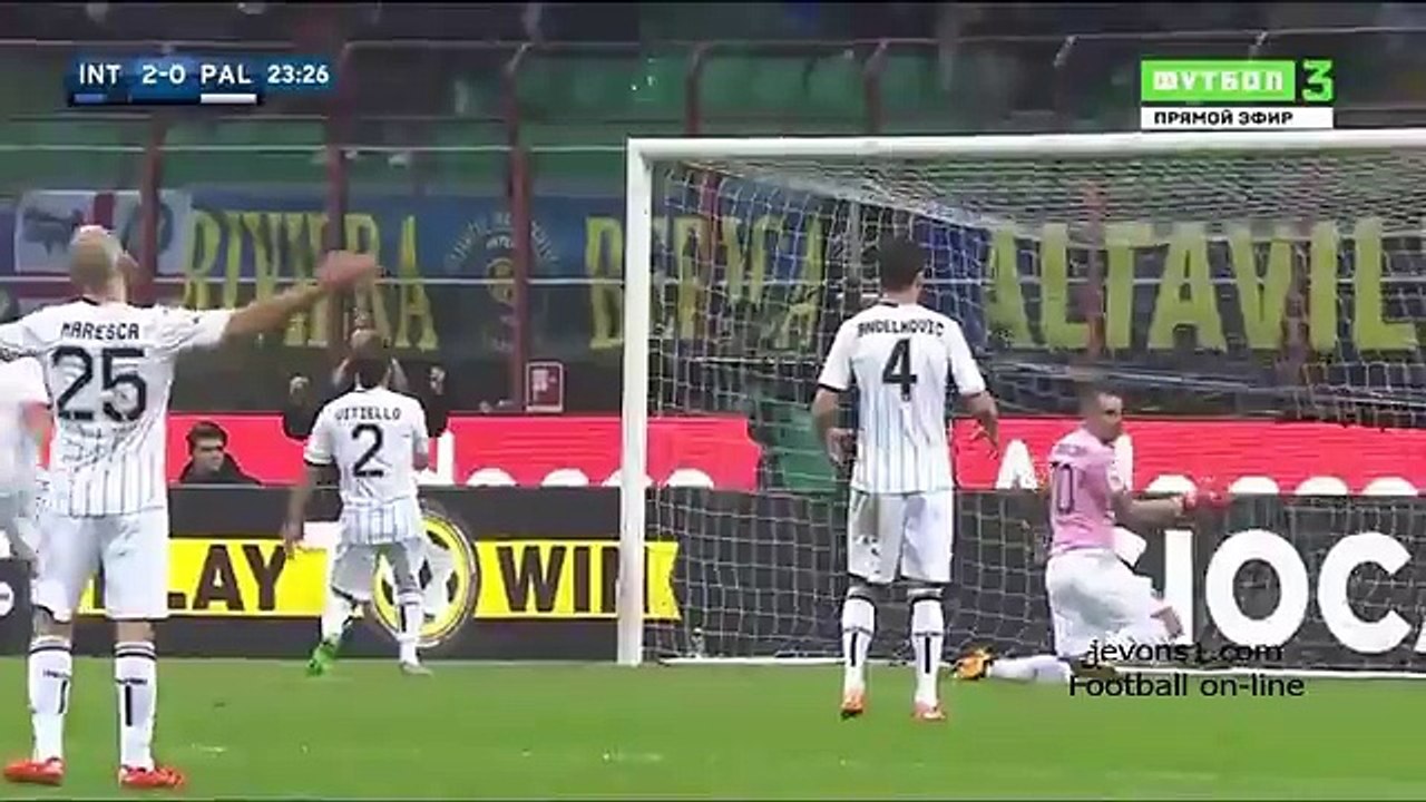 Inter Vs. Palermo — Highlights & Full Match Mar 6, 2016