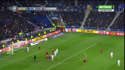 5-1 Reynald Lemaitre Own Goal HD - Lyon 5-1 Guingamp - 06-03-2016