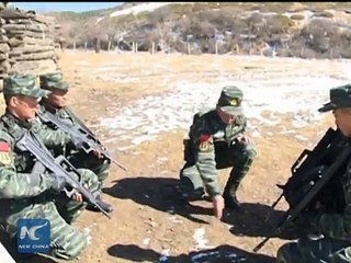 Anti-terror Drill in Freezing Weather