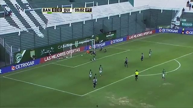 Gol de Morales. Banfield 0 - Quilmes 1. Fecha 3. Primera División 2016.