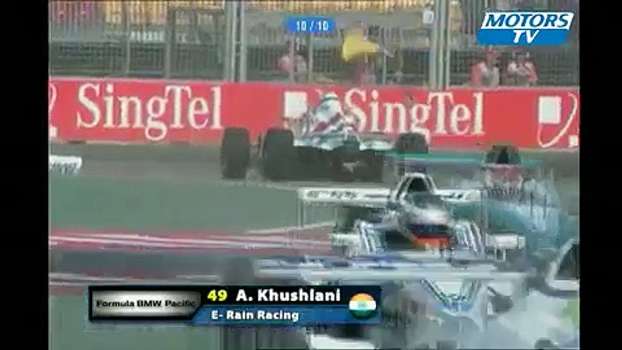 AFOS Crash at start Singapore 2010