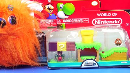 Super Mario Bros U Acorn Plains Collectable Playset Toy Review