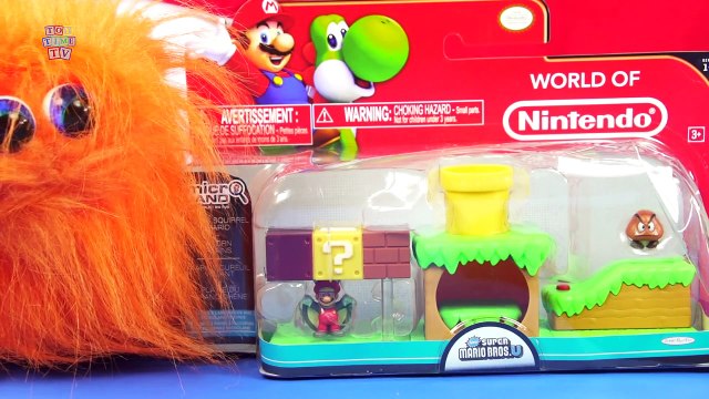 Super Mario Bros U Acorn Plains Collectable Playset Toy Review