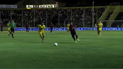 Lo tuvo Caute. Olimpo 0 - San Lorenzo 2. Fecha 3. Primera División 2015.
