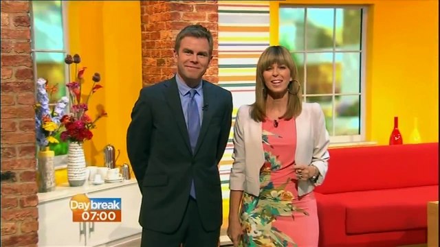 KATE GARRAWAY: : itv Daybreak 14 Aug 2013