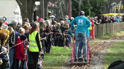 Draisinenrennen Liliputbahn im Wr Prater 2016 Trailer