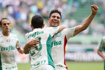 Dupla argentina brilha e Palmeiras goleia Capivariano no Allianz