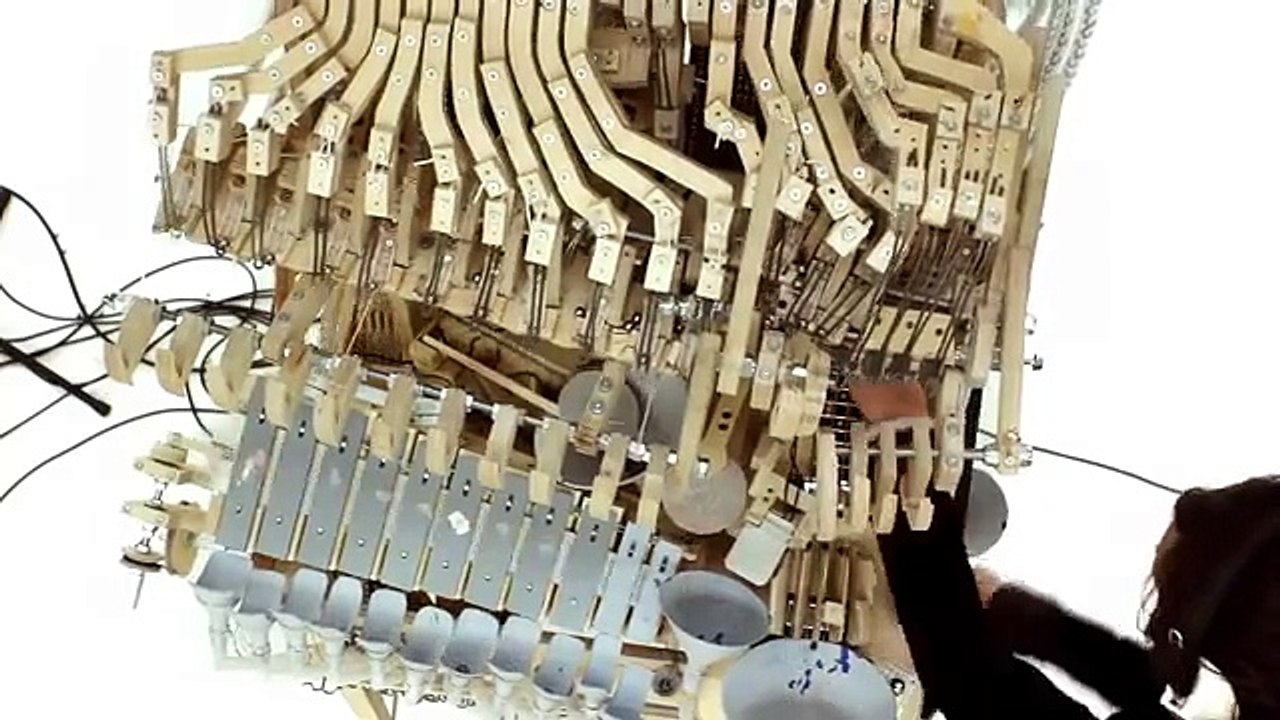 Questo strumento musicale contiene 2000 biglie: ascoltate cosa riesce a fare