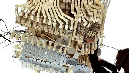 Questo strumento musicale contiene 2000 biglie: ascoltate cosa riesce a fare