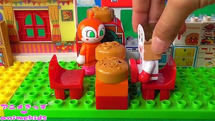 アンパンマン おもちゃ アニメ ドキンちゃん しょくぱんマン の夢を見たよ❤ おうち animekids アニメきっず animation Anpanman Toy House