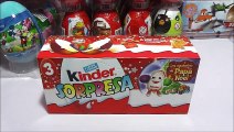 3 HUEVOS SORPRESA ESPECIAL KINDER NAVIDAD COLECCIÓN 2013. AYUDANTE DE PAPA NOEL. SURPRISE EGG