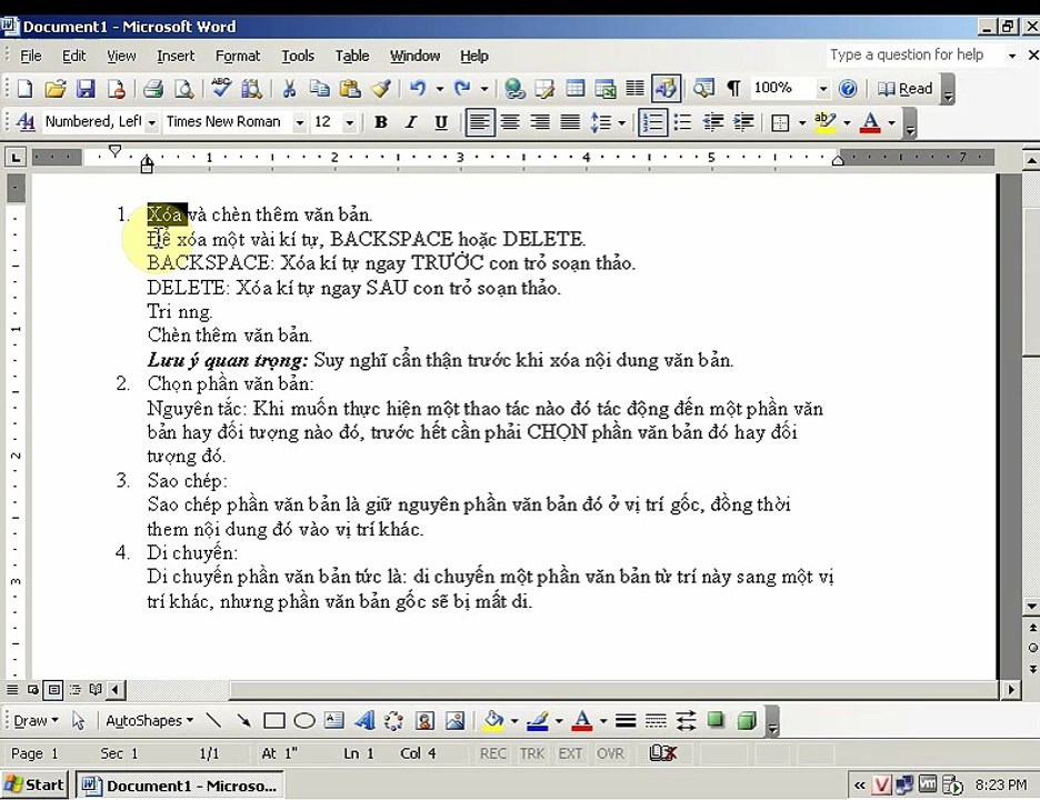 bai 4 - Chỉnh sửa văn bản