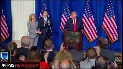 Watch Donald Trump Endorse Mitt Romney for GOP Presidential Candidate